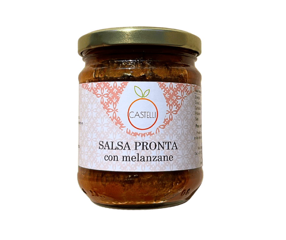 Salsa pronta con melanzane 410g