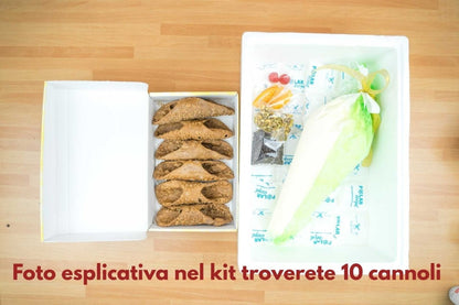 Kit 10 cannoli siciliani-prodotto con spedizione gratuita