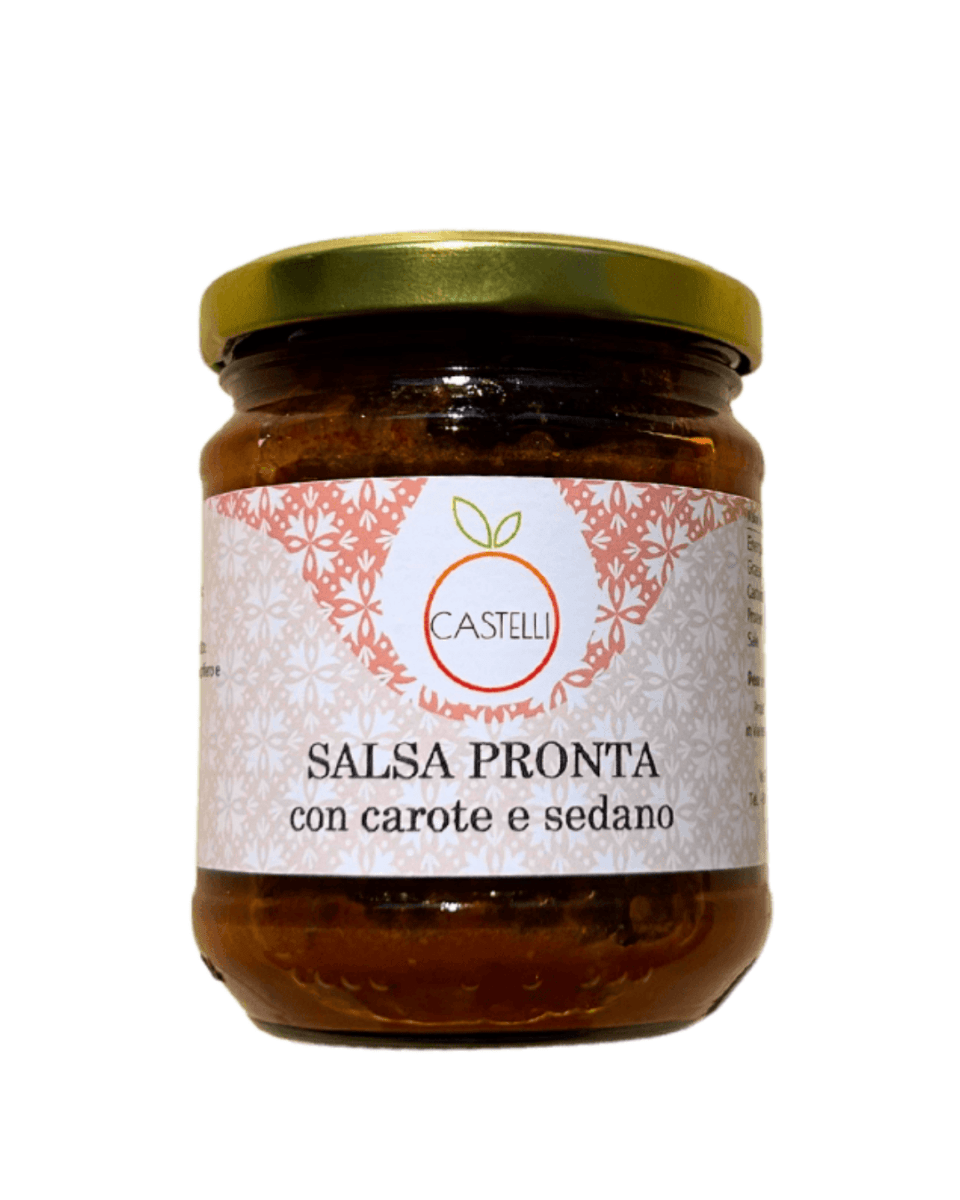 Salsa pronta con carote e sedano 180g