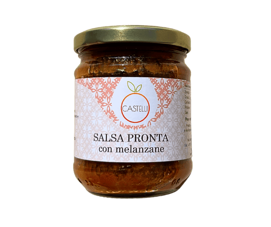 Salsa pronta con melanzane 410g
